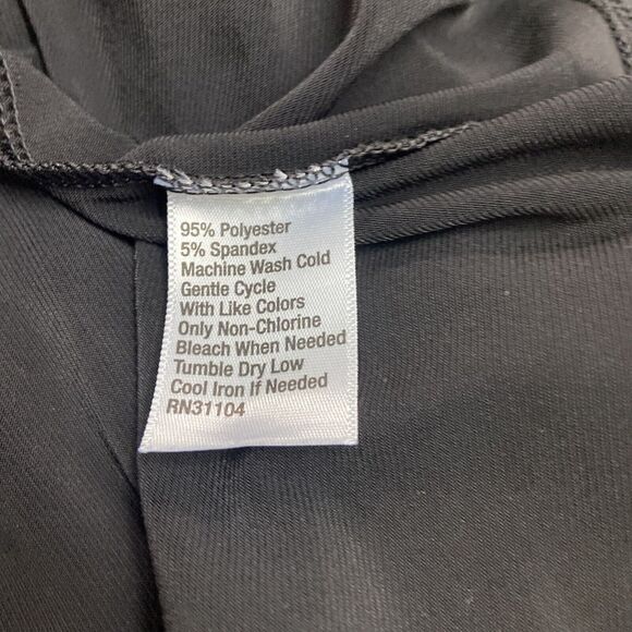 The Limited Dress Womens Plus 1X Black Knee Length Sheath Short Sleeve - Picture 5 of 5